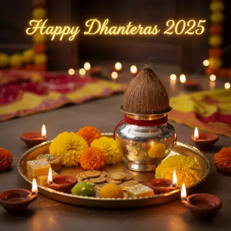 Happy Dhanteras 2025 Shayari In Hindi - Free Hindi Shayari Download