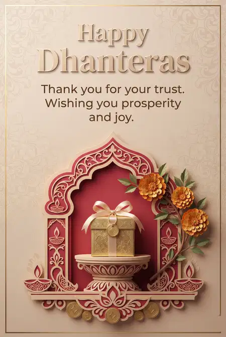 happy dhanteras 2026 religious greeting cards - Happy Dhanteras 2026