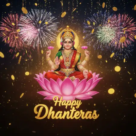 Free Happy Dhanteras Corporate Wishes For Clients Background Download