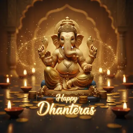 Free Happy Dhanteras Facebook Post Caption In Hindi Background Download