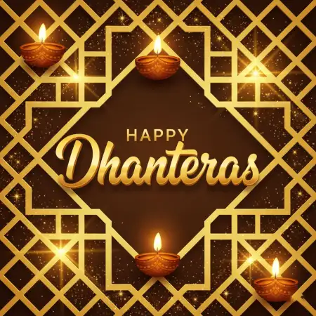 Happy Dhanteras Greeting Card Design Ideas - Free Card Download