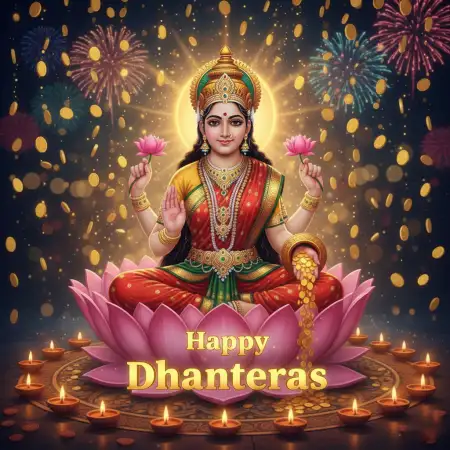 Free Happy Dhanteras Greetings For Employees Background Download