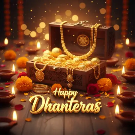 Free Happy Dhanteras Hindi Messages For Whatsapp Background Download