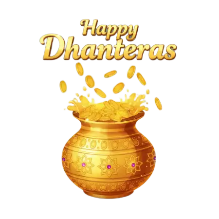 Happy Dhanteras Png For E-commerce Offer Post - Free Dhanteras Png Download