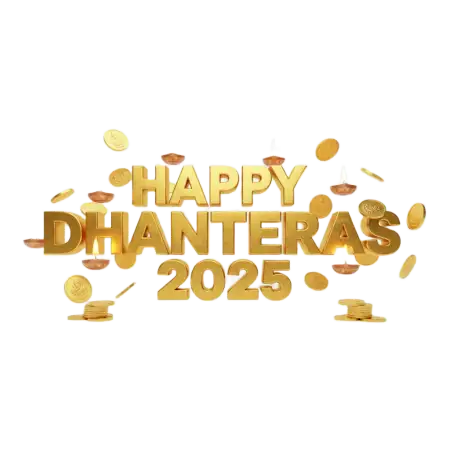 Happy Dhanteras Png For Greeting Cards - Free Card Download