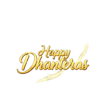 Happy Dhanteras Png With Glowing Light Effects - Free Dhanteras Png Download