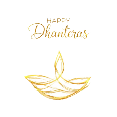 Happy Dhanteras Png With Luxury Background - Free Dhanteras Png Download