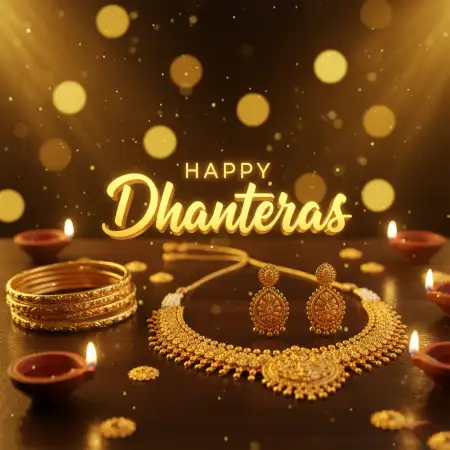 Free Happy Dhanteras Poster Design For Shop Background Download