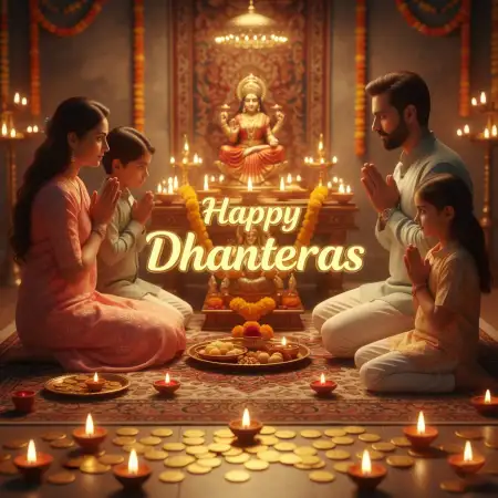 Free Happy Dhanteras Puja Photo For Home Background Download