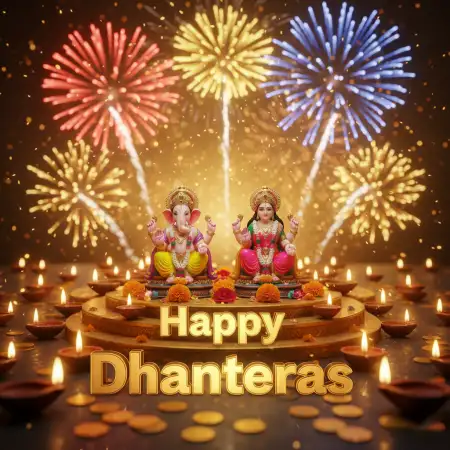 Free Happy Dhanteras Quotes For Office Colleagues Background Download