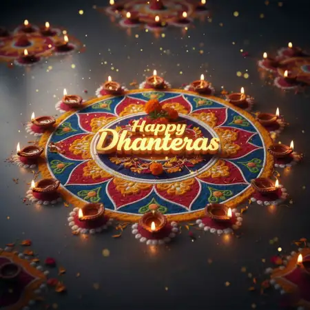 Free Happy Dhanteras Wishes For Boyfriend Girlfriend Background Download