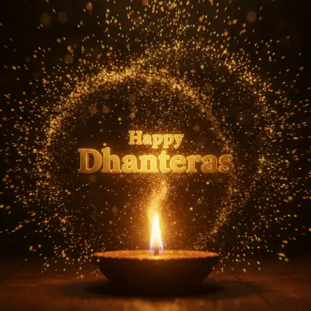 Free Happy Dhanteras Wishes In Gujarati Language Background Download