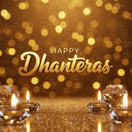 Happy Dhanteras Wishes In Hindi 2025 - Free Happy Dhanteras 2025 Download