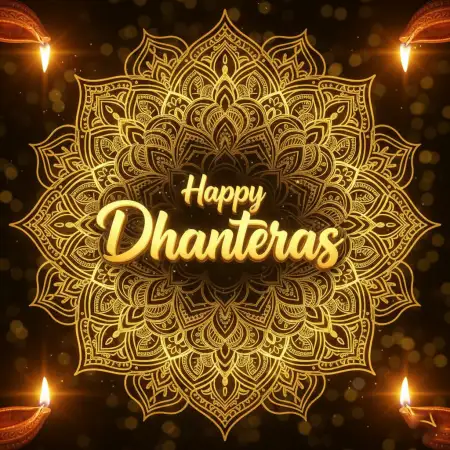 Free Happy Dhanteras Wishes In Hindi For Friends Background Download