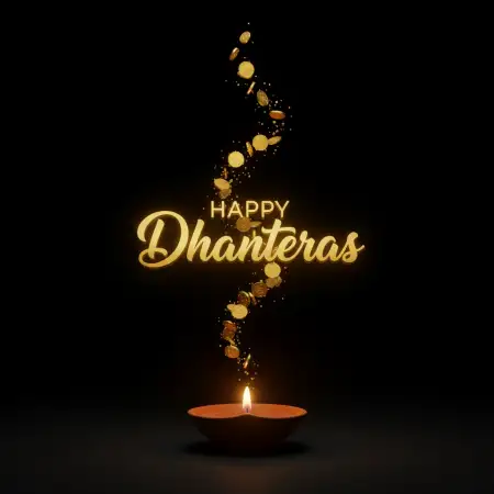 Free Happy Dhanteras Wishes In Marathi Language Background Download