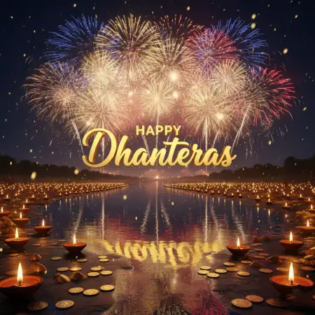 Free Happy Dhanteras Wishes In Punjabi Font Background Download