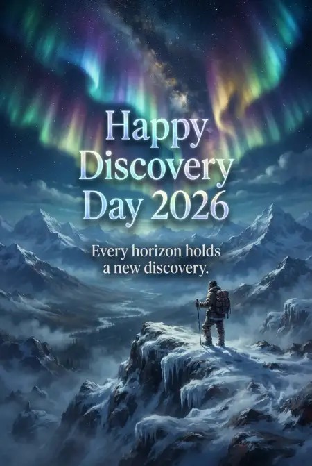 Happy Discovery Day Wishes 2026 - Free Discovery Day 2026 Download