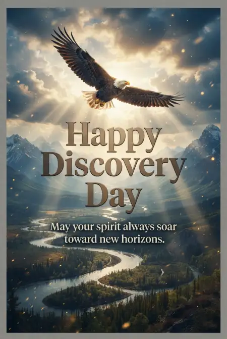 Happy Discovery Day Yukon Greeting - Free Discovery Day 2026 Download