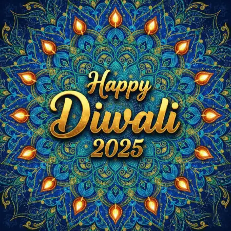 Happy Diwali 2025 Background For Poster Design - Free Happy Diwali 2025 Download