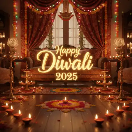 Happy Diwali 2025 Decoration Ideas With Lights And Flowers - Free Happy Diwali 2025 Download