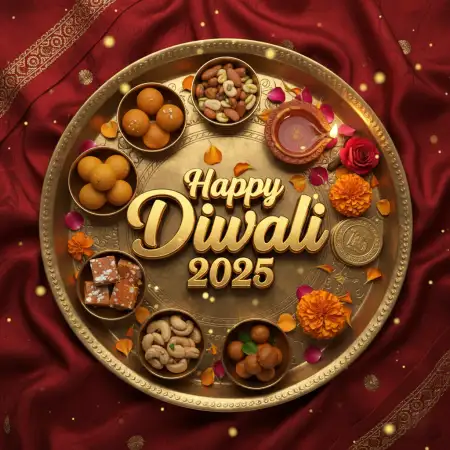 Happy Diwali 2025 Poster Design Template In Hd - Free Happy Diwali 2025 Download