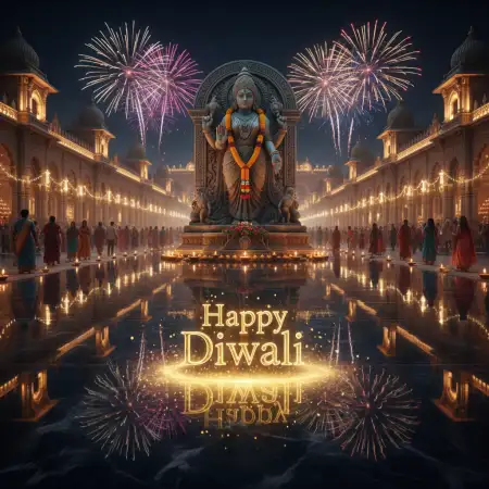 Happy Diwali 3d Image With Lakshmi Ganesh - Free Happy Diwali With Lakshmi Download
