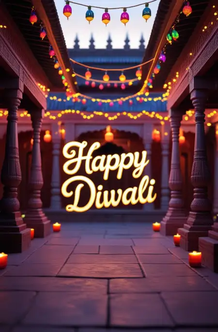 Happy Diwali Card Design Online Free - Free Card Download
