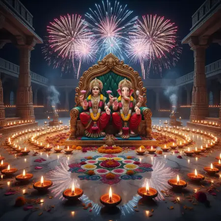 Happy Diwali Festival Lights Background Hd - Free Light Background Download