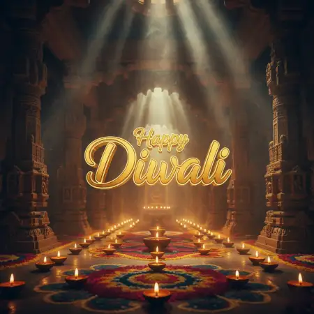 Happy Diwali Greetings 2025 With Shubh Deepavali Text - Free Happy Diwali Greetings 2025 Download