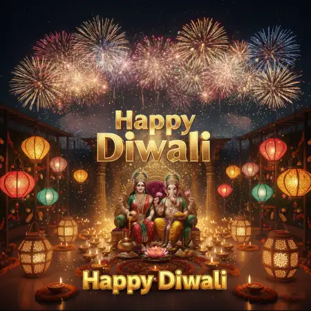 Happy Diwali Lakshmi Ganesh Hd Wallpaper 2025 - Free Happy Diwali With Lakshmi Download