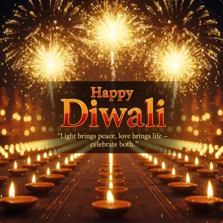 Happy Diwali Photos With Encouraging Quotes - Free Happy Diwali With Quotes Download