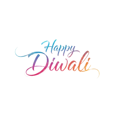 Happy Diwali Png Text With Decorative Border - Free Happy Diwali Png Download