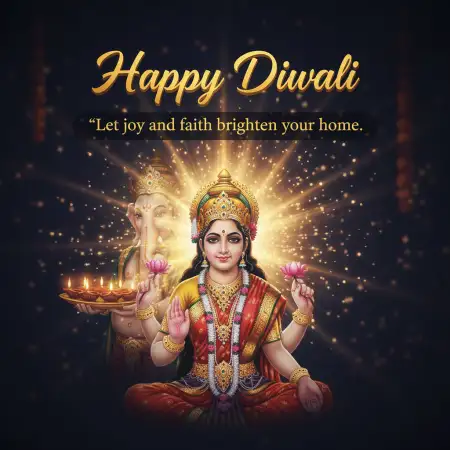 Happy Diwali Quotes With Beautiful Lighting Background - Free Happy Diwali With Quotes Download
