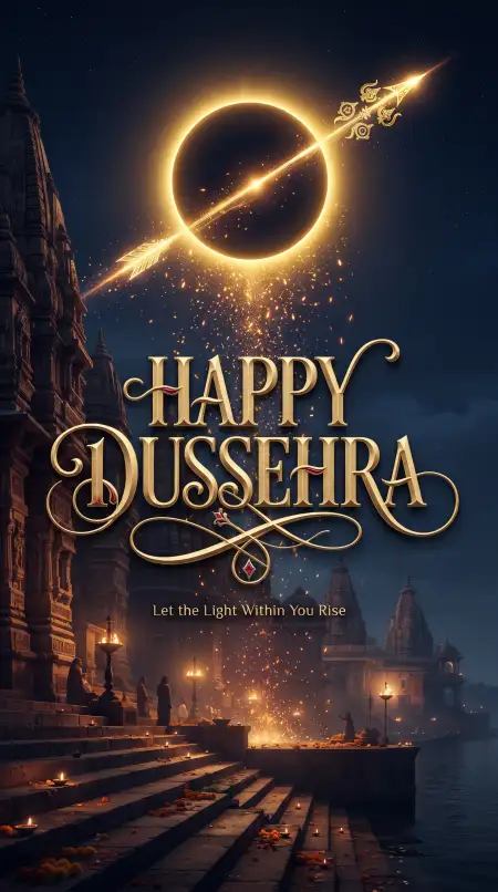 happy dussehra 2026 wishes cinematic festival artwork - Happy Dussehra 2026 Wishes