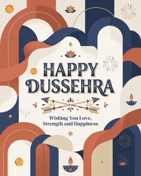 happy dussehra 2026 wishes in english greeting cards