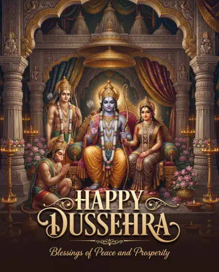 happy dussehra 2026 wishes with lord rama - Happy Dussehra 2026 Wishes