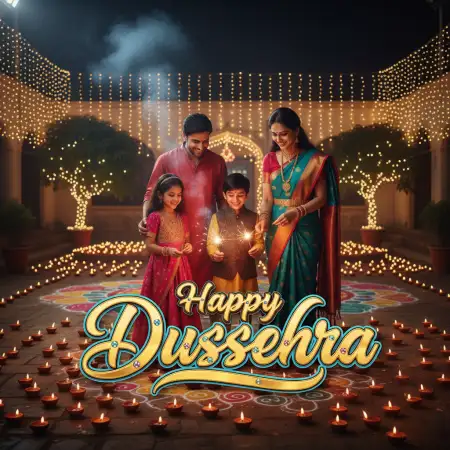 Happy Dussehra Beautiful Painting Hd - Free Happy Dussehra Download