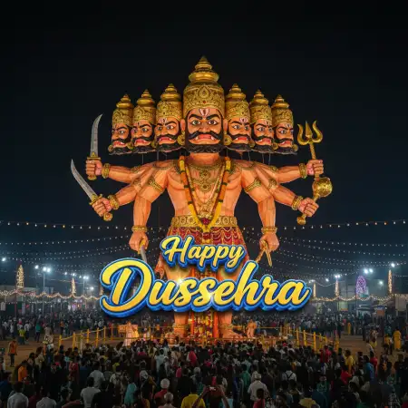 Happy Dussehra Calligraphy Text Wallpaper - Free Happy Dussehra Download