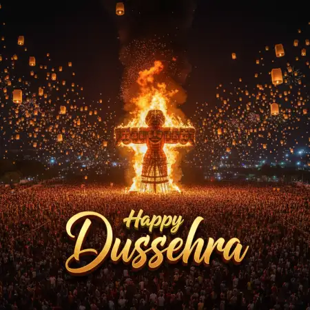 Happy Dussehra Celebration Art Wallpaper - Free Happy Dussehra Download