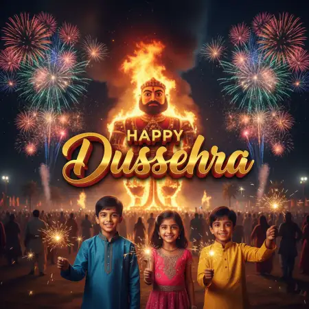 Happy Dussehra Festival Lights Wallpaper - Free Happy Dussehra Download