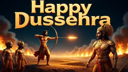 Happy Dussehra Photo Editing Background - Free Background Download
