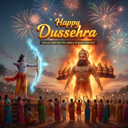 Happy Dussehra Quotes For Instagram Reels - Free Happy Dussehra Download