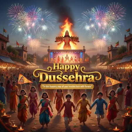 Happy Dussehra Quotes In English For School Children - Free Happy Dussehra Download