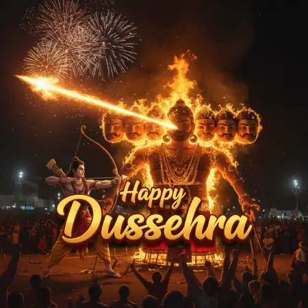 Happy Dussehra Ravana Effigy Photo - Free Happy Dussehra Download