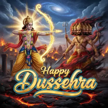 Happy Dussehra Vector Illustration Hd - Free Vector Download