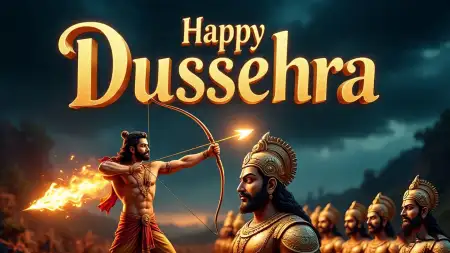 Happy Dussehra Youtube Thumbnail Free - Free Happy Dussehra Download