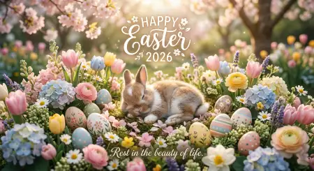 Free Happy Easter 2026 Captions For Instagram Image Download