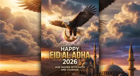 Happy Eid Al Adha Message Quotes 2026 - Free Happy Eid Al Adha With Quotes Download