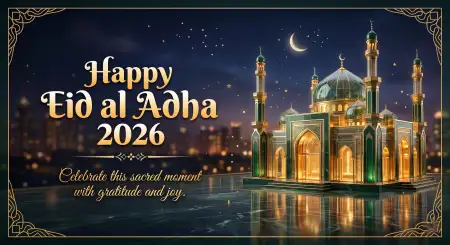 Happy Eid Al Adha Mubarak Premium Quotes - Free Happy Eid Al Adha With Quotes Download