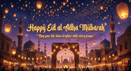 Happy Eid Al Adha Mubarak Quotes Images - Free Happy Eid Al Adha With Quotes Download
